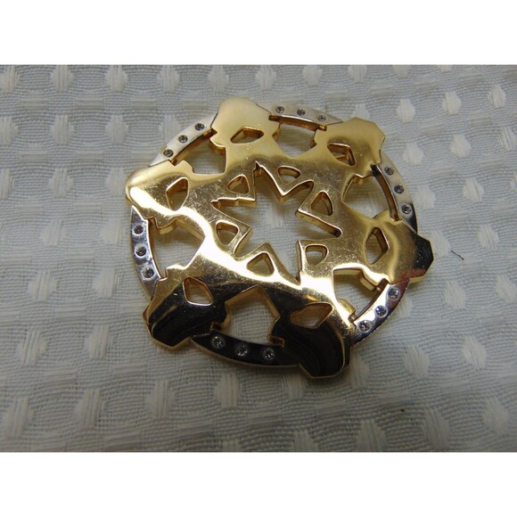 El Zaribah Lady Ronda 2010 RG Awards Fresno, CA Gold Tone Pin With Rhinestones - Picture 7 of 8